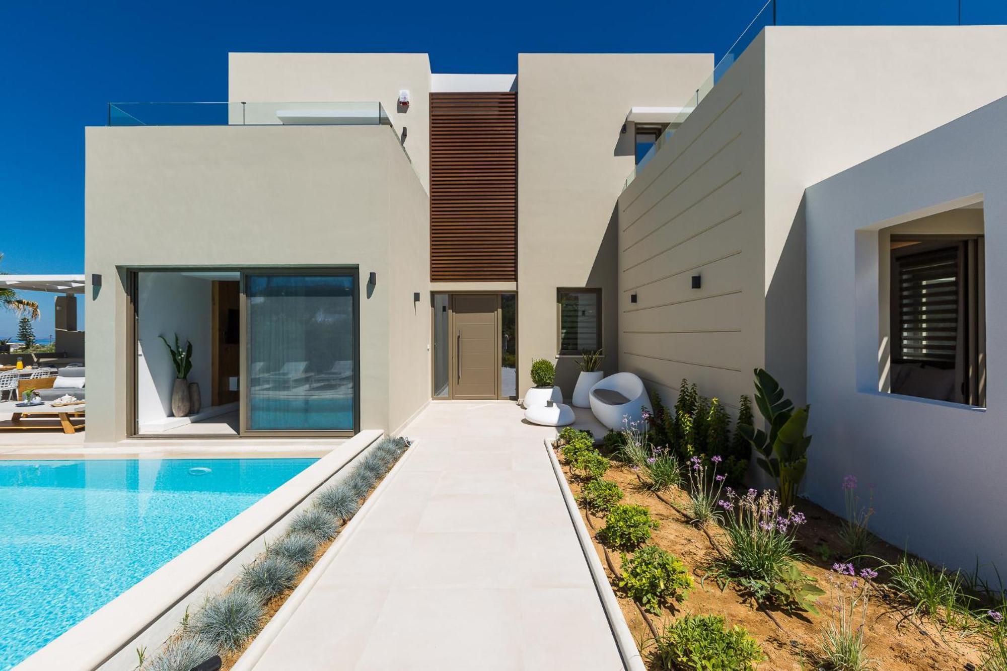 Vasilios Villa, With Pool, Gym & Close To Beach, By Thinkvilla Loutra Dış mekan fotoğraf