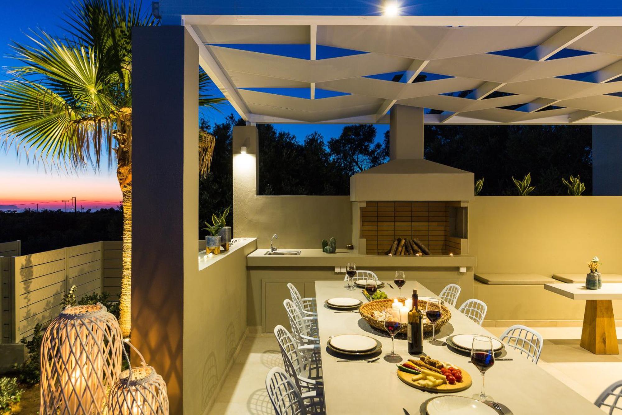 Vasilios Villa, With Pool, Gym & Close To Beach, By Thinkvilla Loutra Dış mekan fotoğraf